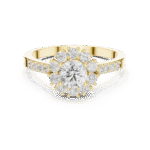 Celestial Lab-Grown Diamond Halo Ring - Image 3
