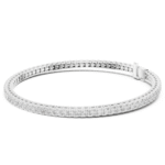 Elegant Lab Grown Diamond Bracelet in Gold & Platinum