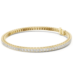Elegant Lab Grown Diamond Bracelet in Gold & Platinum - Image 2