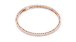 The Regal Princess-Cut Tennis Bracelet - Image 9