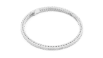 The Regal Princess-Cut Tennis Bracelet - Image 7