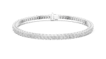 The Regal Princess-Cut Tennis Bracelet