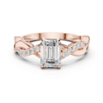 The Infinity Twist Emerald Solitaire - Image 3