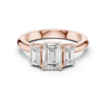 The Classic Three-Stone Emerald Band - Image 2