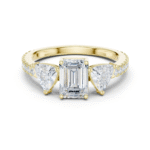 Geometric Radiance Three-Stone Solitaire - Image 2