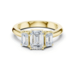 The Classic Three-Stone Emerald Band - Image 3