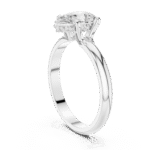 Timeless Pear Lab-Grown Diamond Solitaire Ring - Image 4