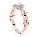 The Infinity Twist Emerald Solitaire - Image 12