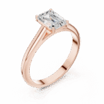 The Majestic Emerald Solitaire - Image 5