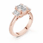 The Classic Three-Stone Emerald Band - Image 5