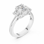 The Classic Three-Stone Emerald Band - Image 4