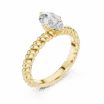 The Twisted Rope Pear Solitaire - Image 5