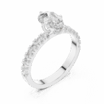 Eternal Spark Pear Lab-Grown Diamond Ring - Image 4