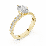 Eternal Spark Pear Lab-Grown Diamond Ring - Image 6