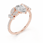 Pear Brilliance Garden Lab-Grown Diamond Ring - Image 6