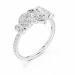Pear Brilliance Garden Lab-Grown Diamond Ring - Image 4