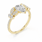 Pear Brilliance Garden Lab-Grown Diamond Ring - Image 5