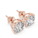 Classic Four-Prong Diamond Studs - Image 5