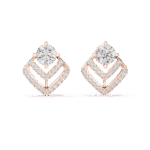The Halo Studs: Floating Micropavé Halo Earrings - Image 2