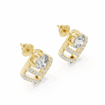 The Halo Studs: Floating Micropavé Halo Earrings - Image 6