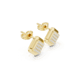 The Prism Square Diamond Studs - Image 5