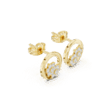 The Orbiting Blossom Diamond Studs - Image 6