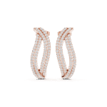 The Infinity Swirl Diamond Hoops - Image 3