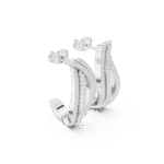 The Infinity Swirl Diamond Hoops - Image 4