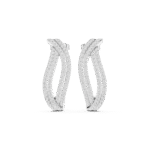 The Infinity Swirl Diamond Hoops