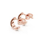 The Vertical Brilliance Pavé Huggies - Image 11