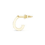 The Vertical Brilliance Pavé Huggies - Image 9