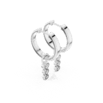 The Triple Drop Bezel Huggies - Image 10