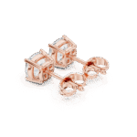 Luminous Cushion Solitaire Earrings - Image 11