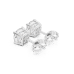 Luminous Cushion Solitaire Earrings - Image 10