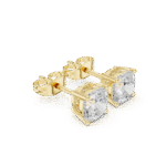 Luminous Cushion Solitaire Earrings - Image 6