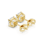 Luminous Cushion Solitaire Earrings - Image 12