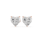 The Romantic Sparkle Heart Studs - Image 3