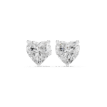 The Romantic Sparkle Heart Studs