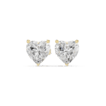 The Romantic Sparkle Heart Studs - Image 2