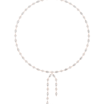 The Marquise Ribbon Lariat Necklace - Image 2