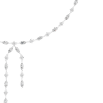 The Marquise Ribbon Lariat Necklace - Image 4