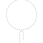 The Marquise Ribbon Lariat Necklace