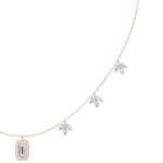 Luminous Marquise-Leaf Fringe Collier - Image 6