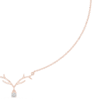 The Ethereal Antler Solitaire Necklace - Image 5