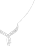 Luminous Filigree V-Necklace - Image 4