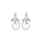 The Fleur-de-Lis Scroll: Pear & Marquise Lab-Grown Diamond Studs - Image 3