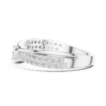 Twisted Pavé Lab-Grown Diamond Ring with Round Center Stone - Image 7