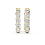 Classic Round-Cut Lab-Grown Diamond Huggie Hoop Earrings