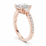 princess-cut lab-grown diamond ring - Image 11