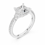 princess-cut lab-grown diamond ring - Image 4